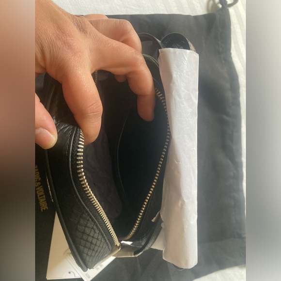 Zadig & Voltaire Black Leather Bag with Dustbag and Tags - Picture 6 of 15